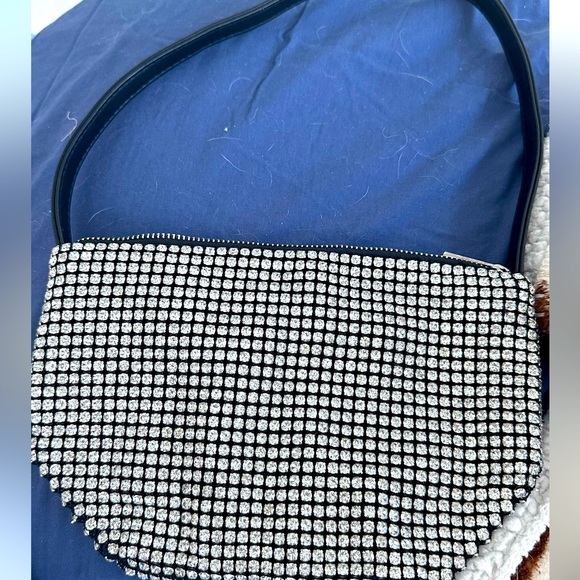 Forever 21 Handbags - Mini bag shine black and silver